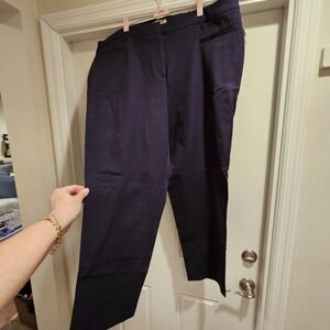 Talbots Plus Size Pants in Navy Blue 22W